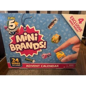 Mini Brands Advent Calendar 24 Minis NIB With 4 Exclusive